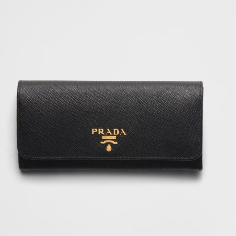 Prada Black Saffiano Leather Wallet authentic NEW from Italy - Picture 3 of 12